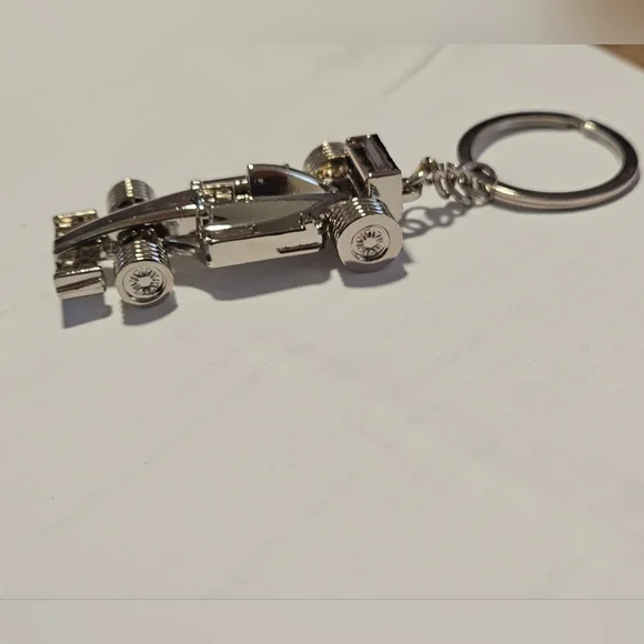 Formula 1 Race Car Keychain - Formula One Key Ring - F1 - Metal Collectible - Picture 2 of 3